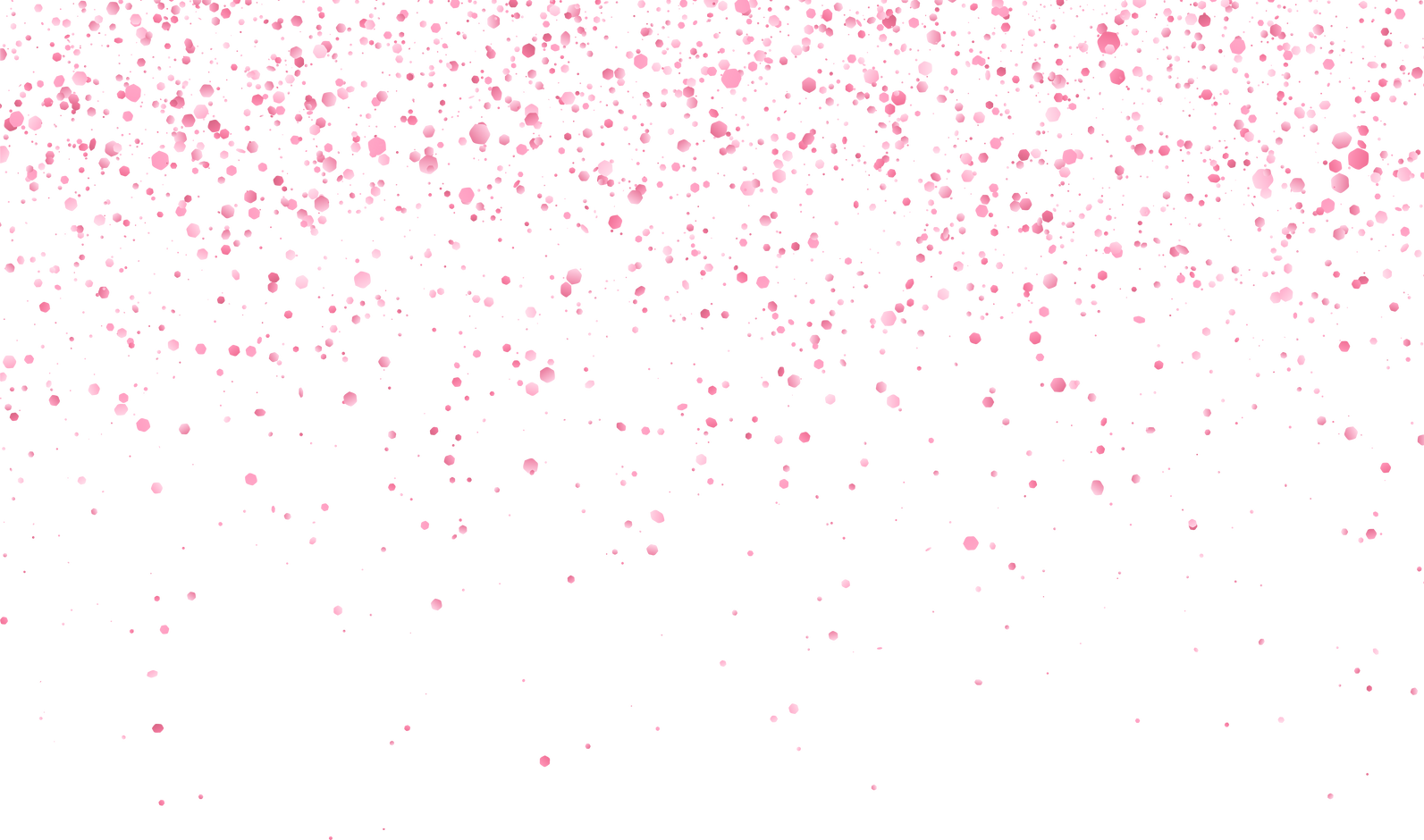 Pink Glitter Falling Confetti